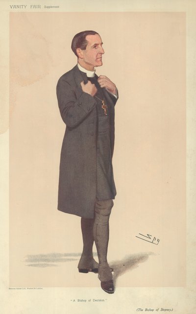 Stepney Piskoposu, Karar Piskoposu, 19 Nisan 1906, Vanity Fair karikatürü by Leslie Matthew Ward