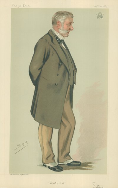 Merdiven Kontu, White Dal, 22 Eylül 1883, Vanity Fair karikatürü by Leslie Matthew Ward