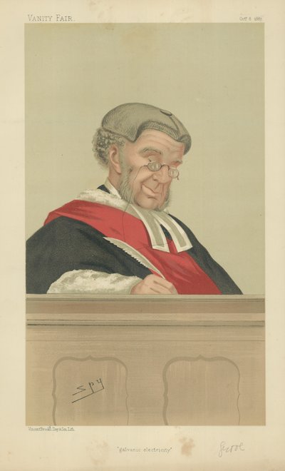 Sayın Sir William Robert Grove by Leslie Matthew Ward