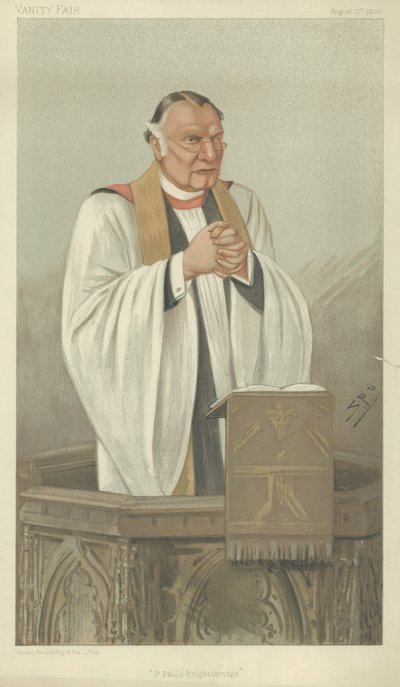 The Rev H Montagu Villiers  by Leslie Matthew Ward