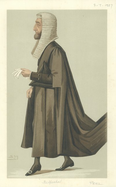 Doğru Hon Arthur Wellesley Peel by Leslie Matthew Ward
