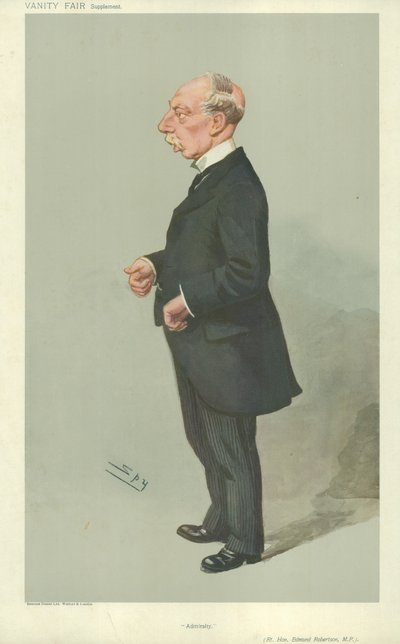 Sağ Hon Edmund Robertson by Leslie Matthew Ward