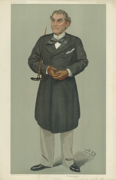 The Right Hon Edward Heneage  by Leslie Matthew Ward