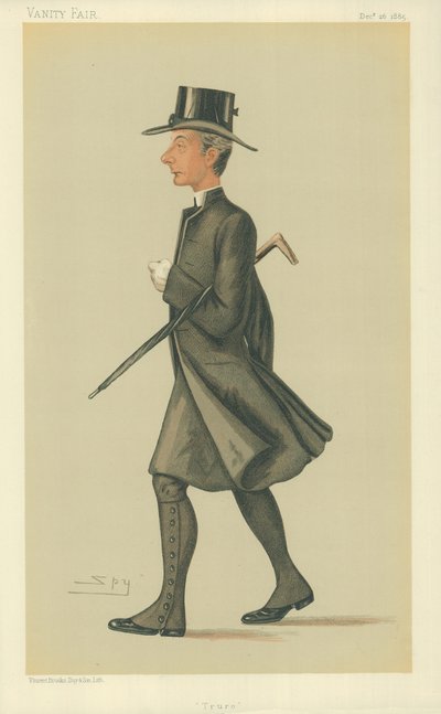 Sağ Rahip George Howard Wilkinson, Truro Piskoposu, Truro, 26 Aralık 1885, Vanity Fair karikatürü by Leslie Matthew Ward