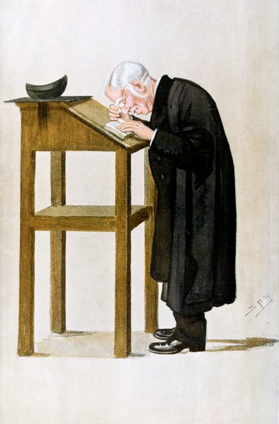 William Archibald Spooner, İngiliz din adamı ve eğitimci, 1898 by Leslie Matthew Ward