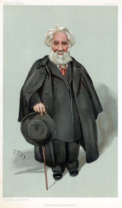 William Huggins, İngiliz astronom ve spektroskopist, 1903 by Leslie Matthew Ward