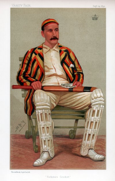 Yorkshire Kriket, 1892 by Leslie Matthew Ward