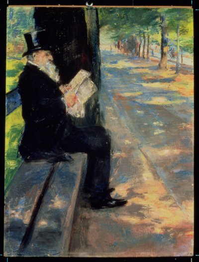 Hayvanat bahçesindeki beyefendi, 1900 dolayları by Lesser Ury