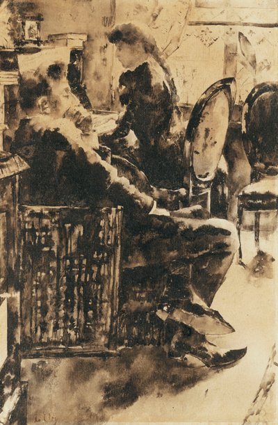 Müzik; müzik yaparken by Lesser Ury