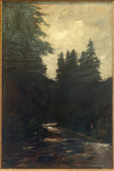 Thüringen manzarası by Lesser Ury