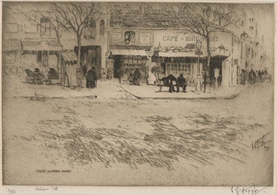 Cafe du Rond Noktası by Lester George Hornby