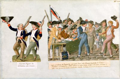 Ordu Gönüllülerinin Mutlu Ayrılışı by Lesueur Brothers