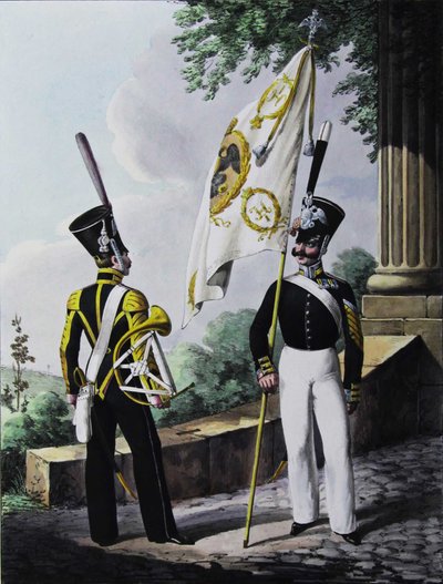 Porte-epee-Praporshchik ve Muhafız Garnizon Taburu