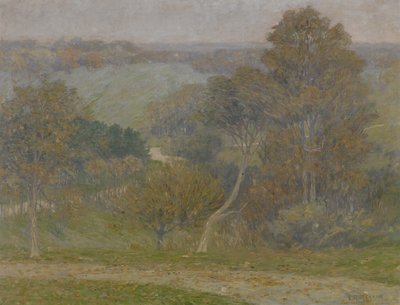 Hill and Hollow, 1896 dolayları (tuval üzerine yağlıboya) by Lewis Henry Meakin