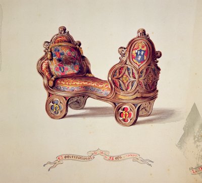 Sohbet Divanı için Tasarım by Lewis Nockalls Cottingham