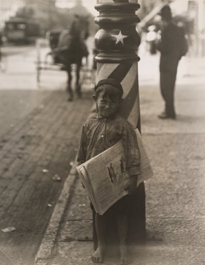 Küçük Bir Tıraş Makinesi, Indianapolis by Lewis Wickes Hine