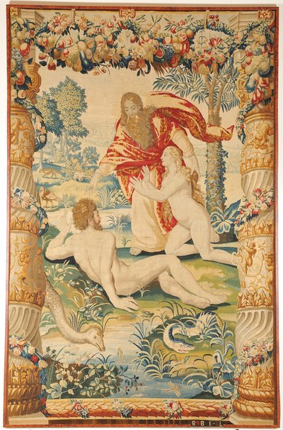 Adem ve Havva Goblen, c. 1650-1660 by Leyniers Workshop
