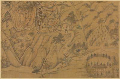 Longmian ("Uyuyan Ejderha") Dağlarında Yaşamak by Li Gonglin