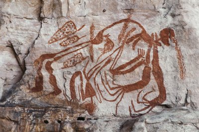 Aborjin mitolojisi, Burrunggui, Arnhem Land (kaya resmi) by Unbekannt Unbekannt