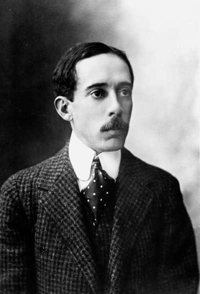 Alberto Santos-Dumont, Brezilyalı uçuş öncüsü, c 1900-1910 by Unbekannt Unbekannt