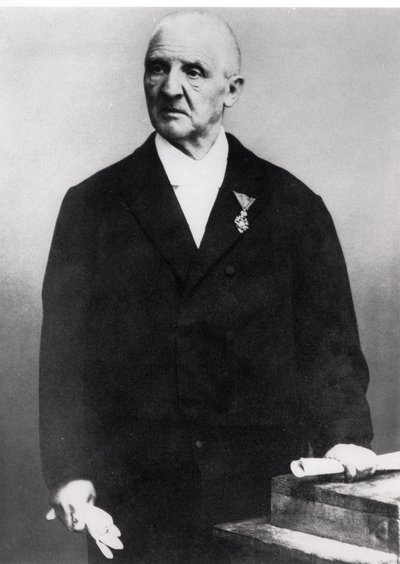 Anton Bruckner (1824-96) (s/b fotoğraf) by Unbekannt Unbekannt