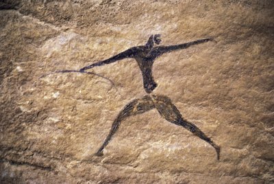 Okçu, mağara resmi, Tassili n