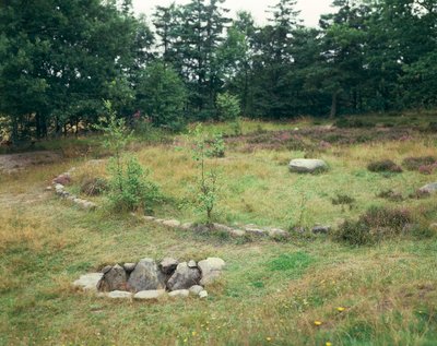 Danimarka, Jutland, Bjerrgrav, Hvolris, Dairesel mezarlı Kelt mezarlığı by Unbekannt Unbekannt