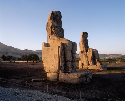 Mısır, Luksor Valiliği, Karnak, Amenhotep III Heykelleri by Unbekannt Unbekannt