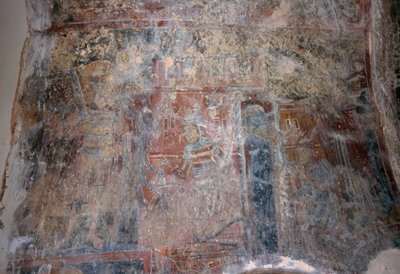 Michael Archangel kilisesinde fresk, Kantanos, Girit, Yunanistan (fotoğraf) by Unbekannt Unbekannt