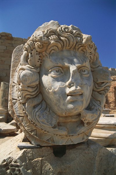 Libya, Tripolitania, Leptis Magna, Severan Forumu, Nereid başkanı by Unbekannt Unbekannt