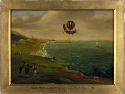 Mucit Jean Pierre (Jean-Pierre) Blanchard (1753-1809) ve Amerikalı bilim adamı John Jeffries (Jefferies veya Gefferies) (1744-1819), sıcak hava balonuyla donatılmış bir tekneye benzeyen uçan bir makineyle Manş Denizi