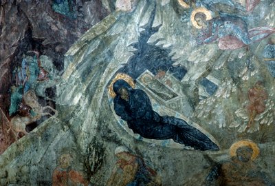 Doğuş, fresk Panagia Perivleptos manastırında, Bizans şehri Mystras (UNESCO Dünya Mirası Listesi) by Unbekannt Unbekannt