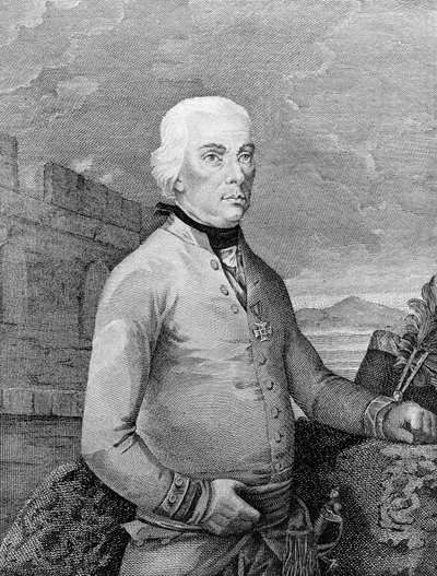 Napolyon Savaşları sırasında Avusturya İmparatorluğu için Transilvanya doğumlu Mareşal Michael Friedrich von Melas