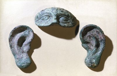 Roma Roma adak gözleri ve kulakları, bronz, MÖ 200-100 MS by Unbekannt Unbekannt