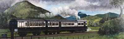 Furness Demiryolundaki Coniston Buharlı Motorlu Tren, Cumbria by Unbekannt Unbekannt