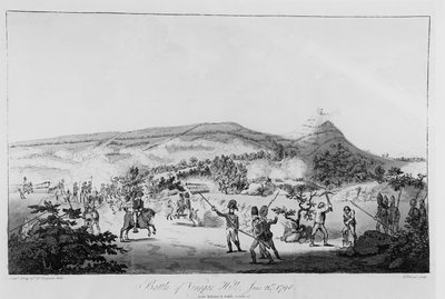Sirke Tepesi Savaşı, 21 Haziran 1798, Henry Brocas (1762-1837) tarafından oyulmuş (renk için bkz. 123758) by Lieutenant Carey