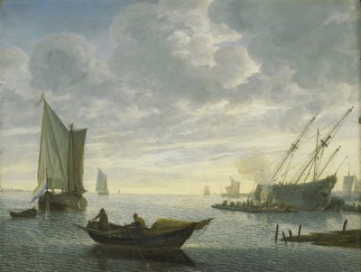 Bir Geminin Kalafatlanması by Lieve Pietersz. Verschuier