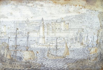 Napoli Manzarası, Lievin Cruyl (1640-1720), İtalya by Lievin Cruyl