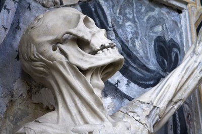 Yüzülmüş veya İskelet, detay by Ligier Richier
