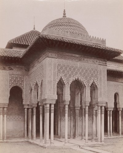 [Aslanların Avlusu, Alhambra, Granada], 1880