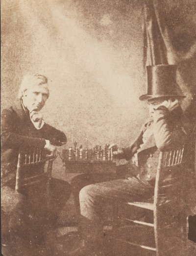 Satranç Oyuncuları, ca. 1845. by Likely by Antoine François Jean Claudet.