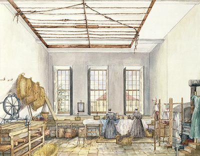 Aynhoe'daki Çamaşırhane, 23 Şubat 1847 by Lili Cartwright