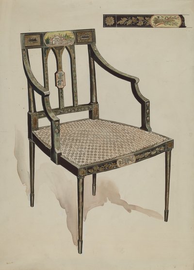 Sandalye, ç. 1936. by Lillian Causey