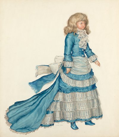 Mavi Elbiseli Bebek by Lillian Causey