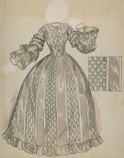 Elbise, ç. 1936. by Lillian Causey