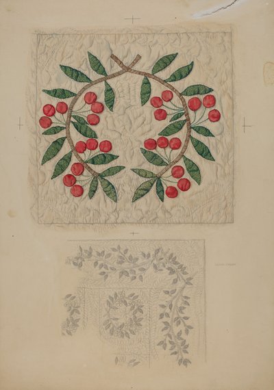 Yorgan, aplike by Lillian Causey