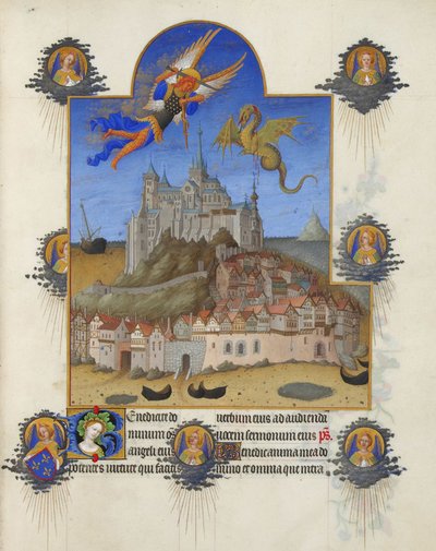Très Riches Heures du Duc de Berry - Aziz Michael Kütlesi by Limbourg Brothers