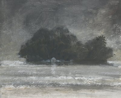 Taprabane, Sri Lanka (kağıt üzerinde akrilik) by Lincoln Seligman