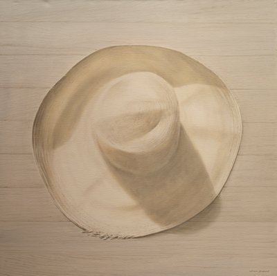Tozlu Masada Gezgin Şapka, 2010 (tuval üzerine akrilik) by Lincoln Seligman