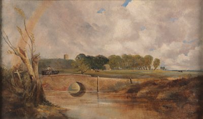 Bir Gökkuşağı - Stour'un Görünümü by Lionel Constable